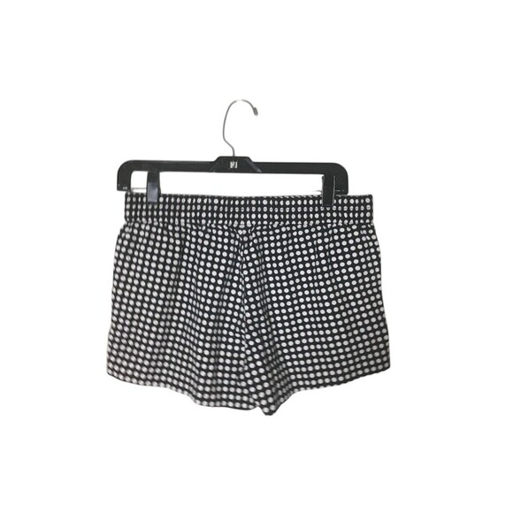 J Crew Shorts Women's Size 4 Black White Polka Dots Linen Blend - Picture 3 of 6